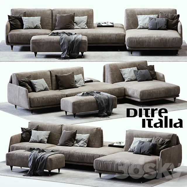 Furniture – Sofa 3D Models – Ditre Italia ELLIOT Sofa