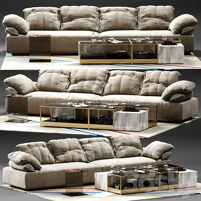 Furniture – Sofa 3D Models – Ditre Italia Flick-Flack Sofa 01