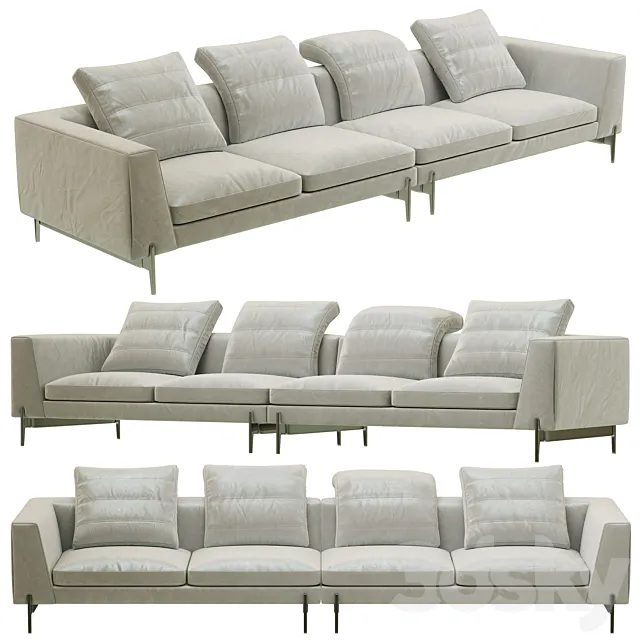 Furniture – Sofa 3D Models – Ditre Italia Kim relax sofa
