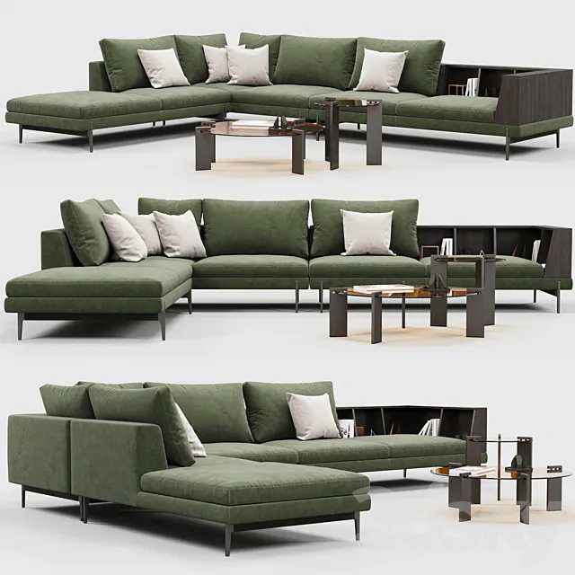 Furniture – Sofa 3D Models – Ditre Italia KIM sofa