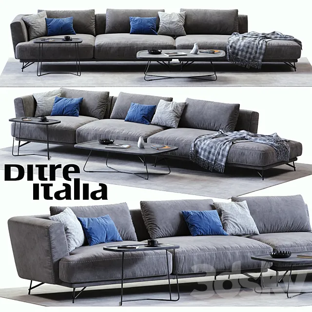 Furniture – Sofa 3D Models – Ditre Italia LENNOX Sofa 03