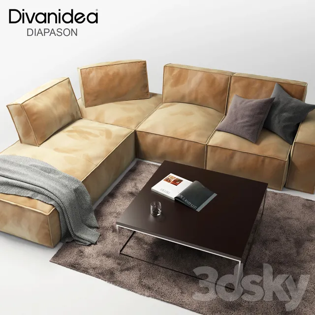 Furniture – Sofa 3D Models – Divanidea Diapason