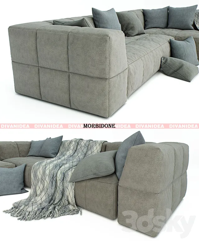 Furniture – Sofa 3D Models – Divanidea.MORBIDONE