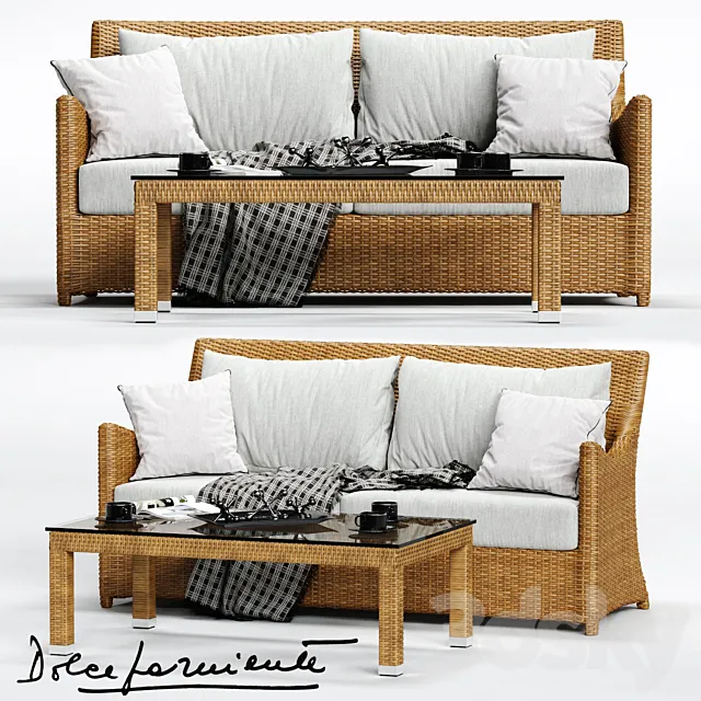 Furniture – Sofa 3D Models – Dolcefarniente SCAURI Sofa
