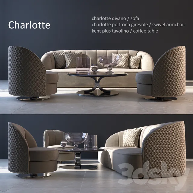 Furniture – Sofa 3D Models – DV Home Charlotte