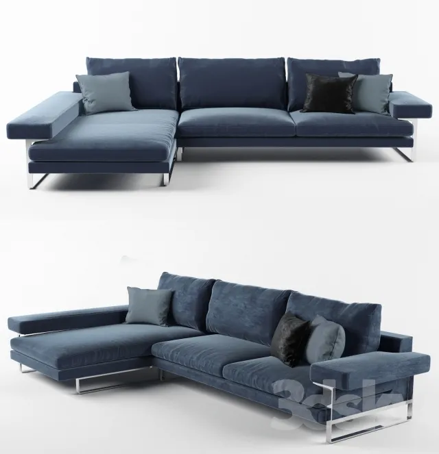 Furniture – Sofa 3D Models – Ego Design Manzoni Sofa