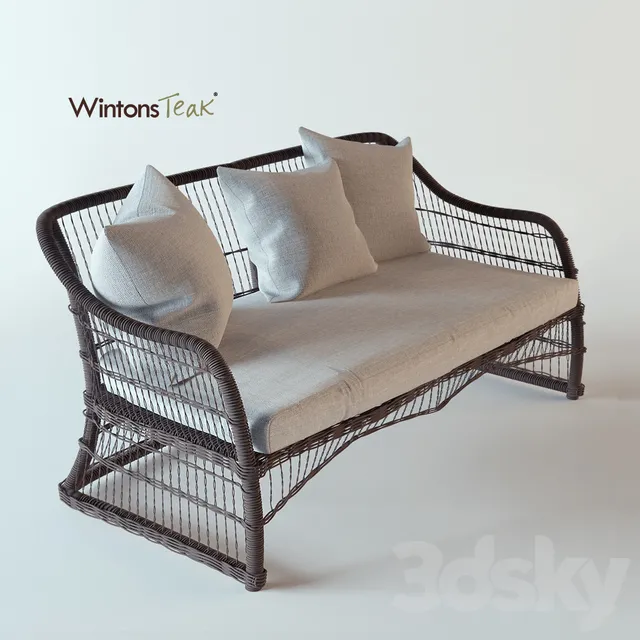 Furniture – Sofa 3D Models – ELAN LOVESEAT sofa collection PR3