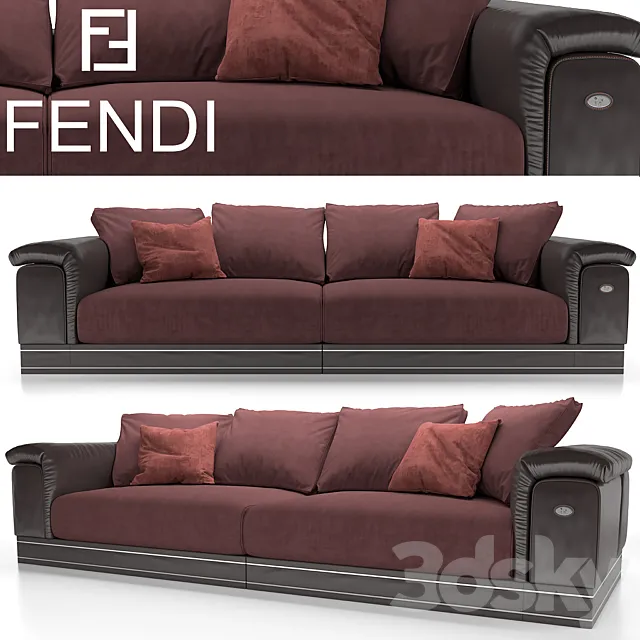 Furniture – Sofa 3D Models – Fendi Andrew Sofa 3d model
