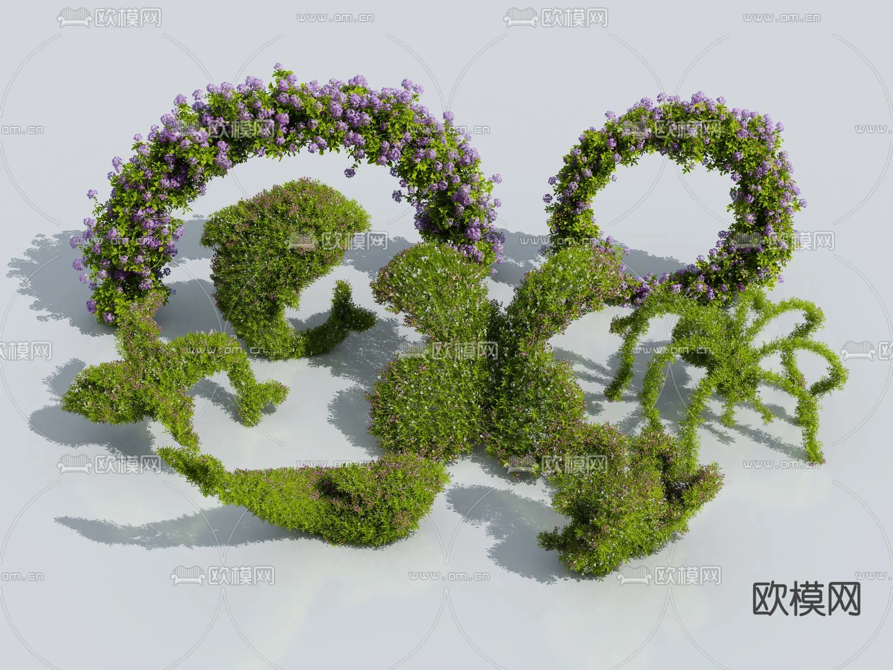 Plants and Flower – 3D Modesl – 0366