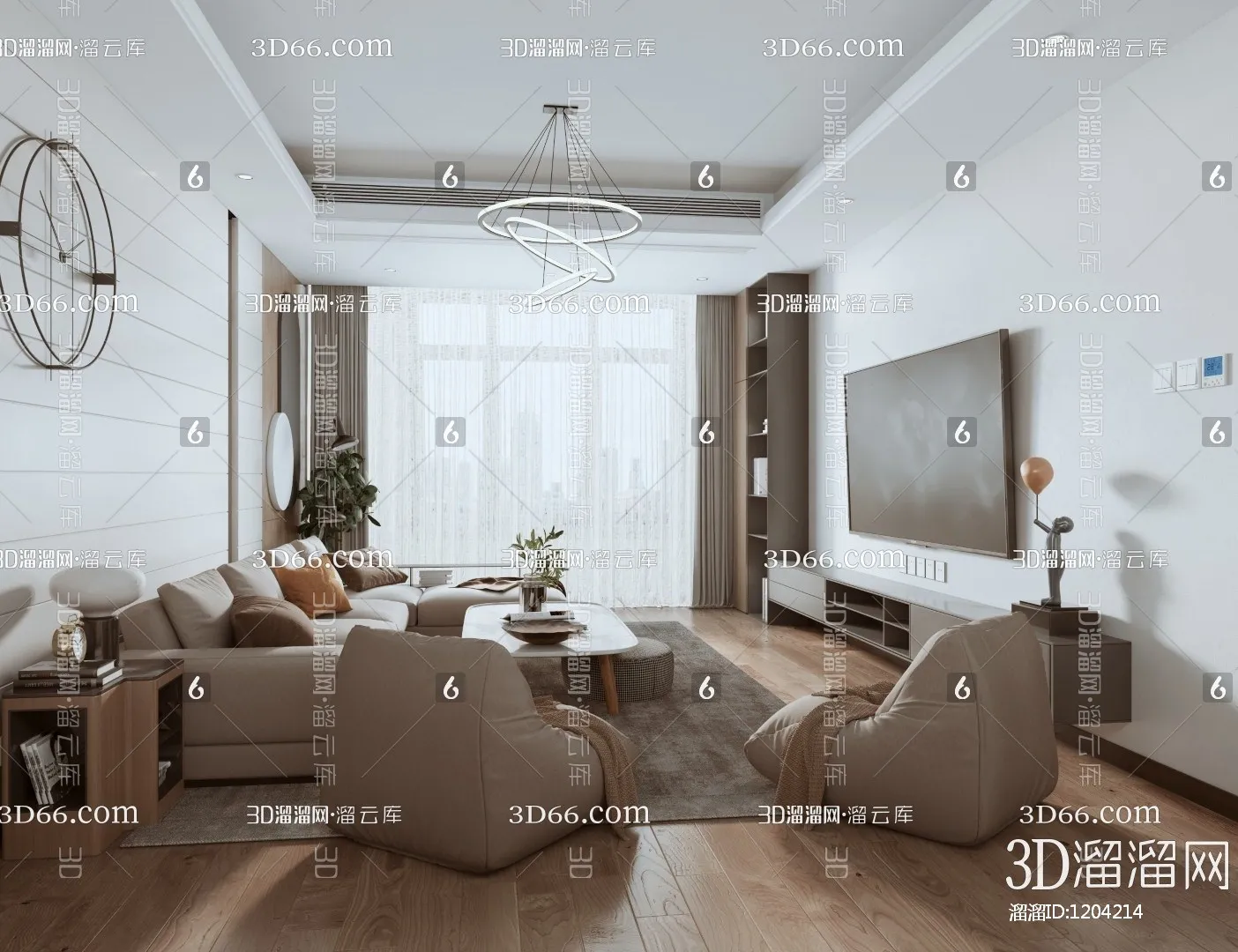 Apartment 3D Scenes – 0002