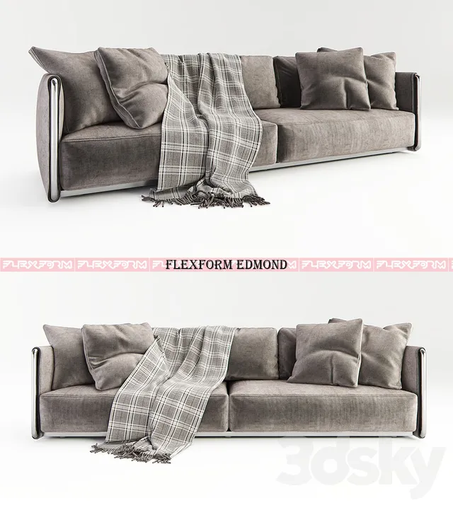 Furniture – Sofa 3D Models – FLEXFORM Edmond 03