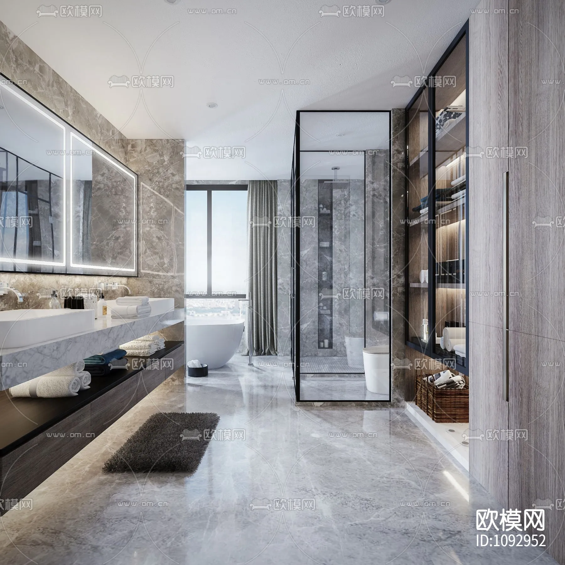 Bathroom 3D Scenes – 0091