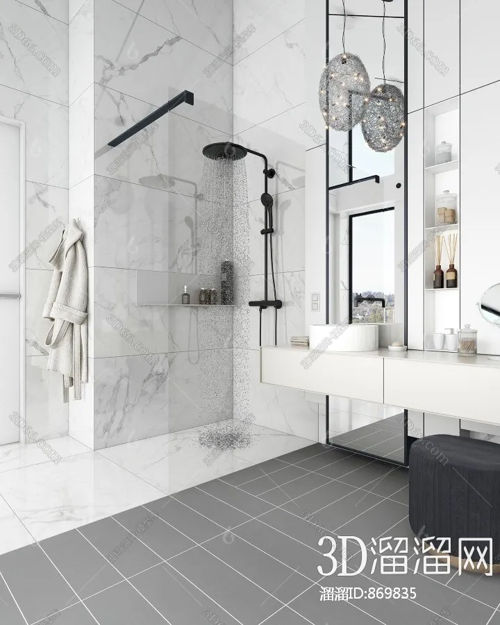 Bathroom 3D Scenes – 0125