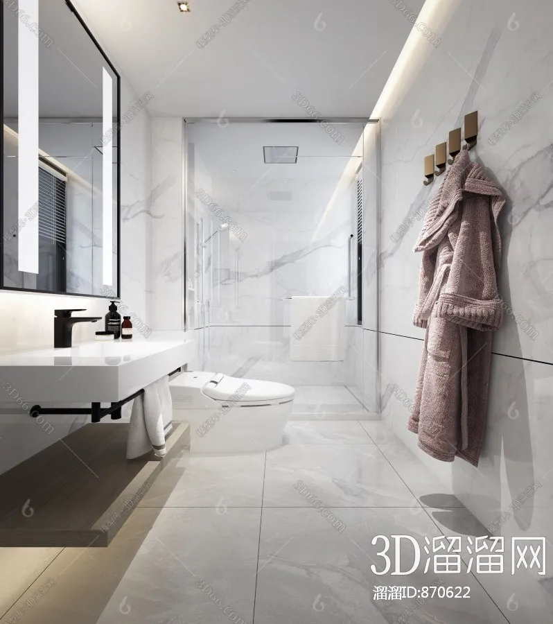 Bathroom 3D Scenes – 0126