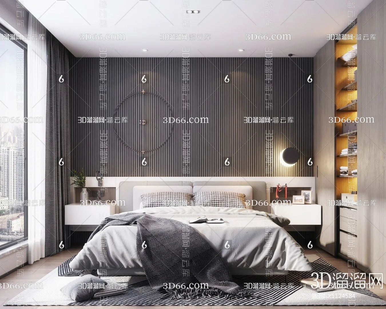 Bedroom 3D Scenes – 0183
