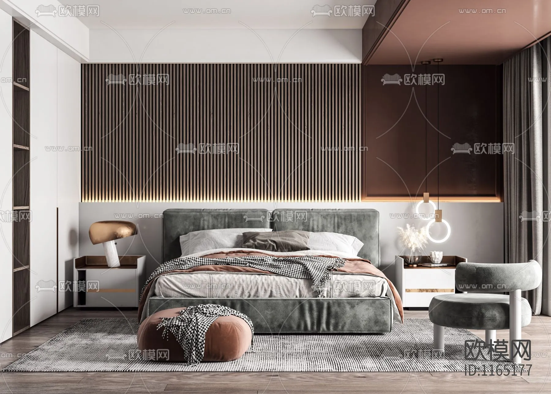 Bedroom 3D Scenes – 0190