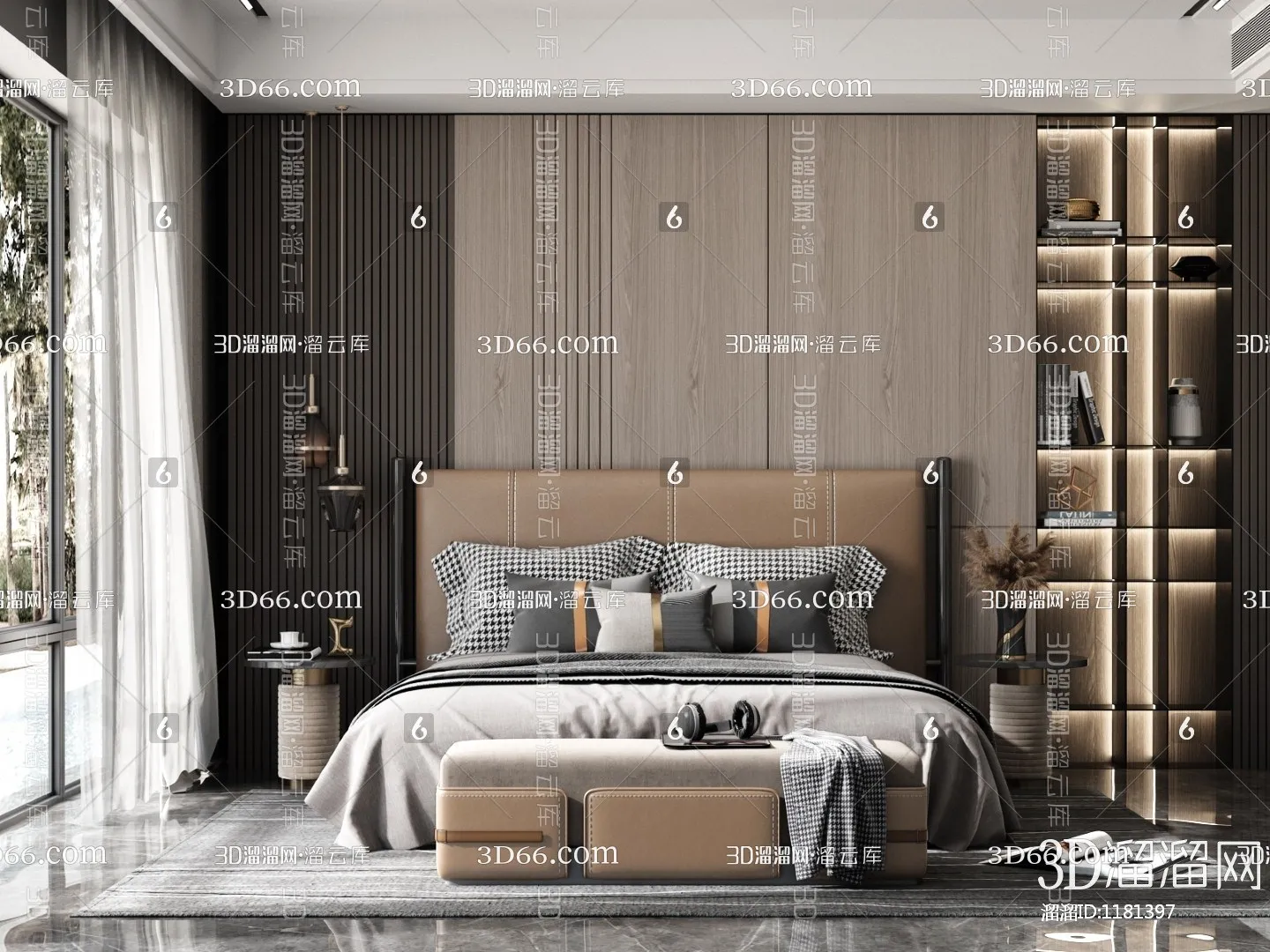 Bedroom 3D Scenes – 0193