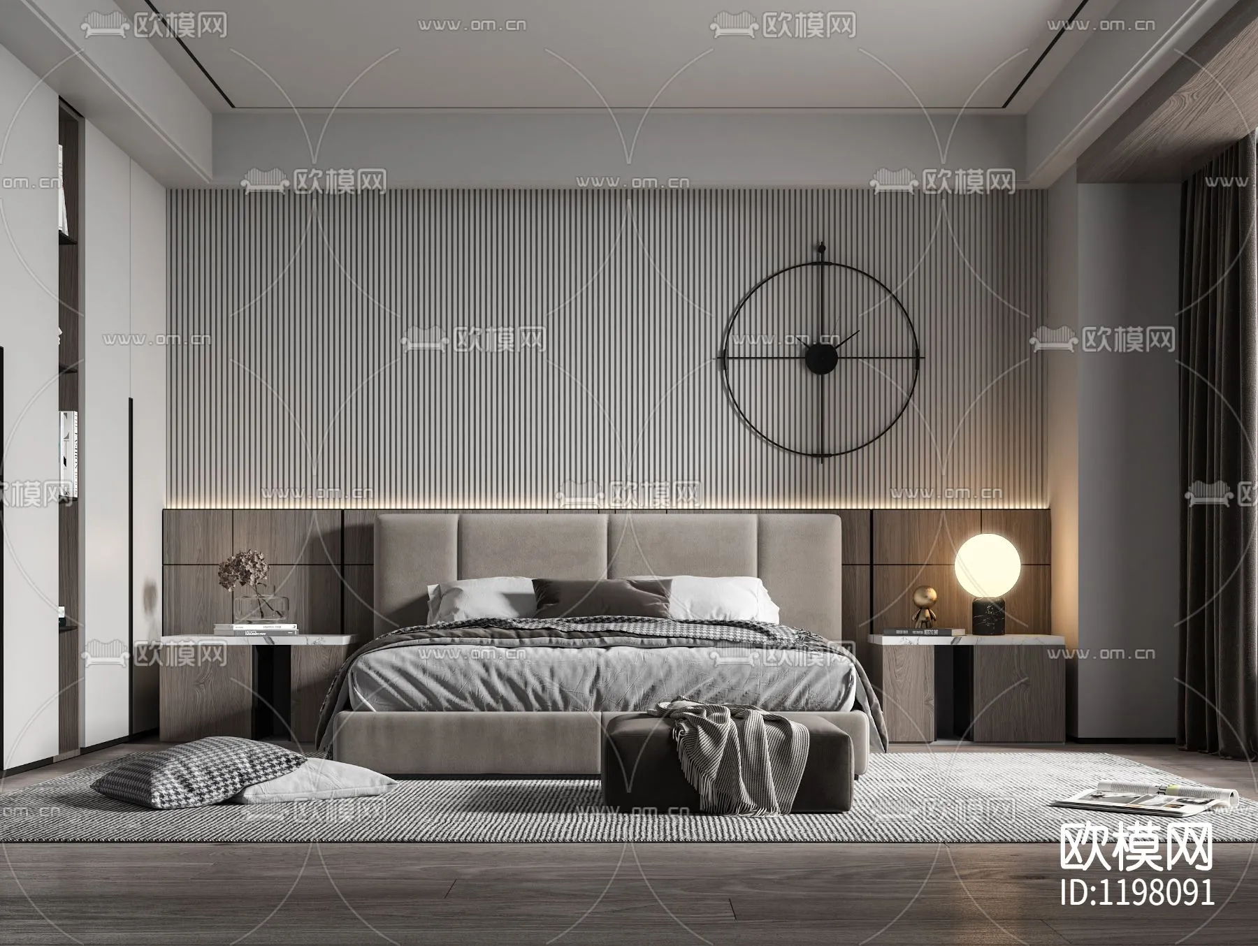 Bedroom 3D Scenes – 0199
