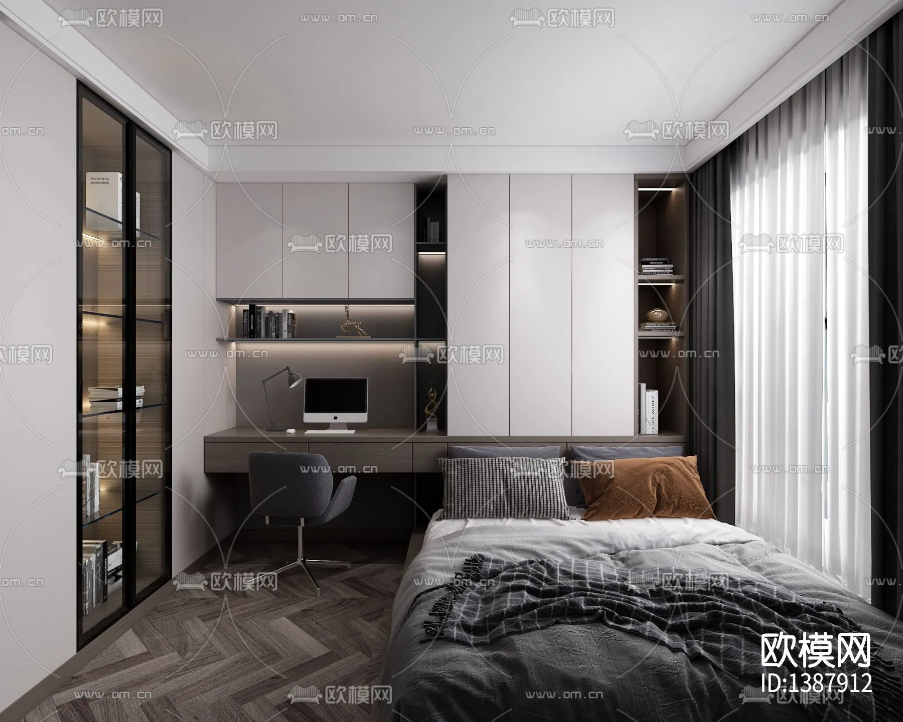Bedroom 3D Scenes – 0246