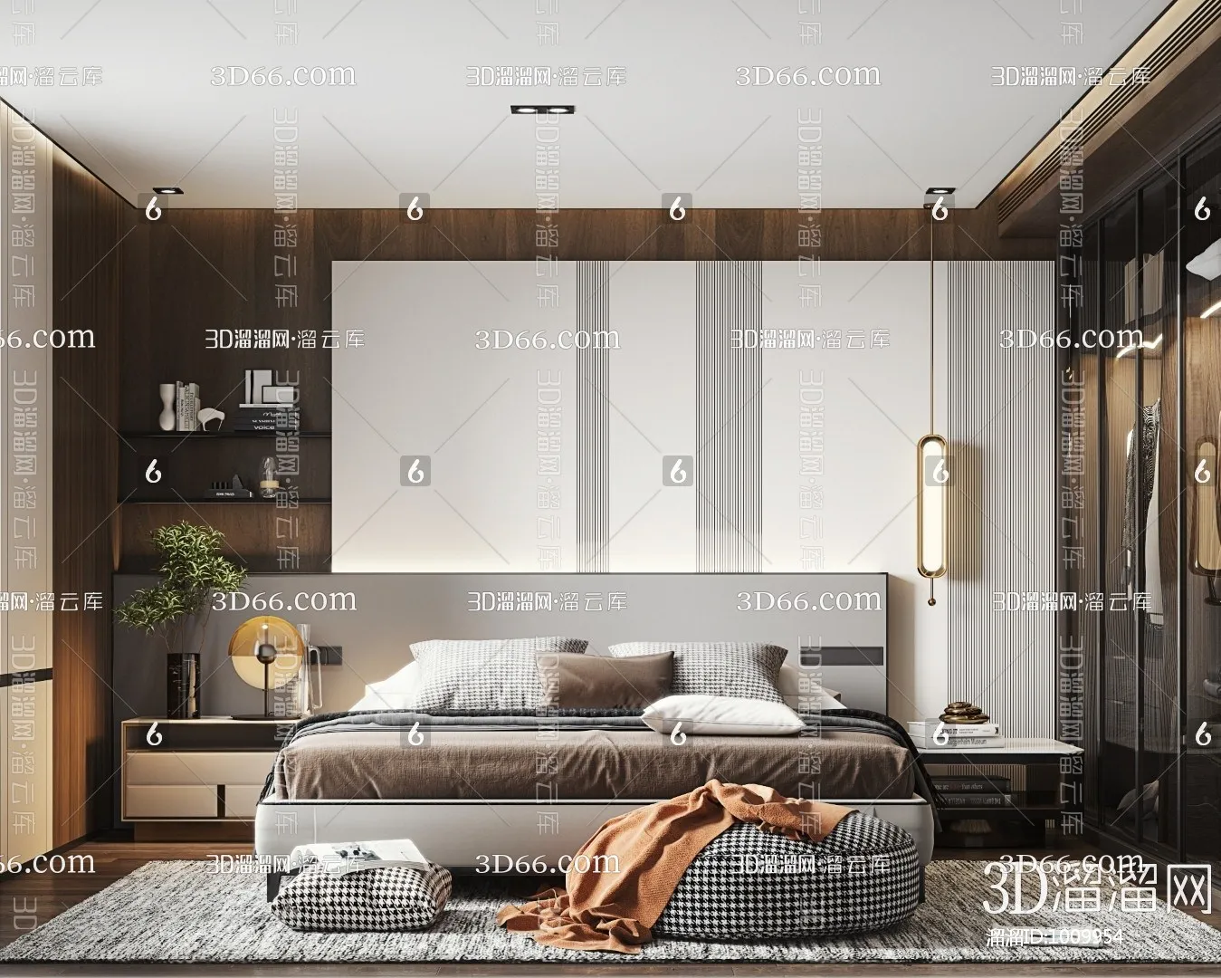 Bedroom 3D Scenes – 0255