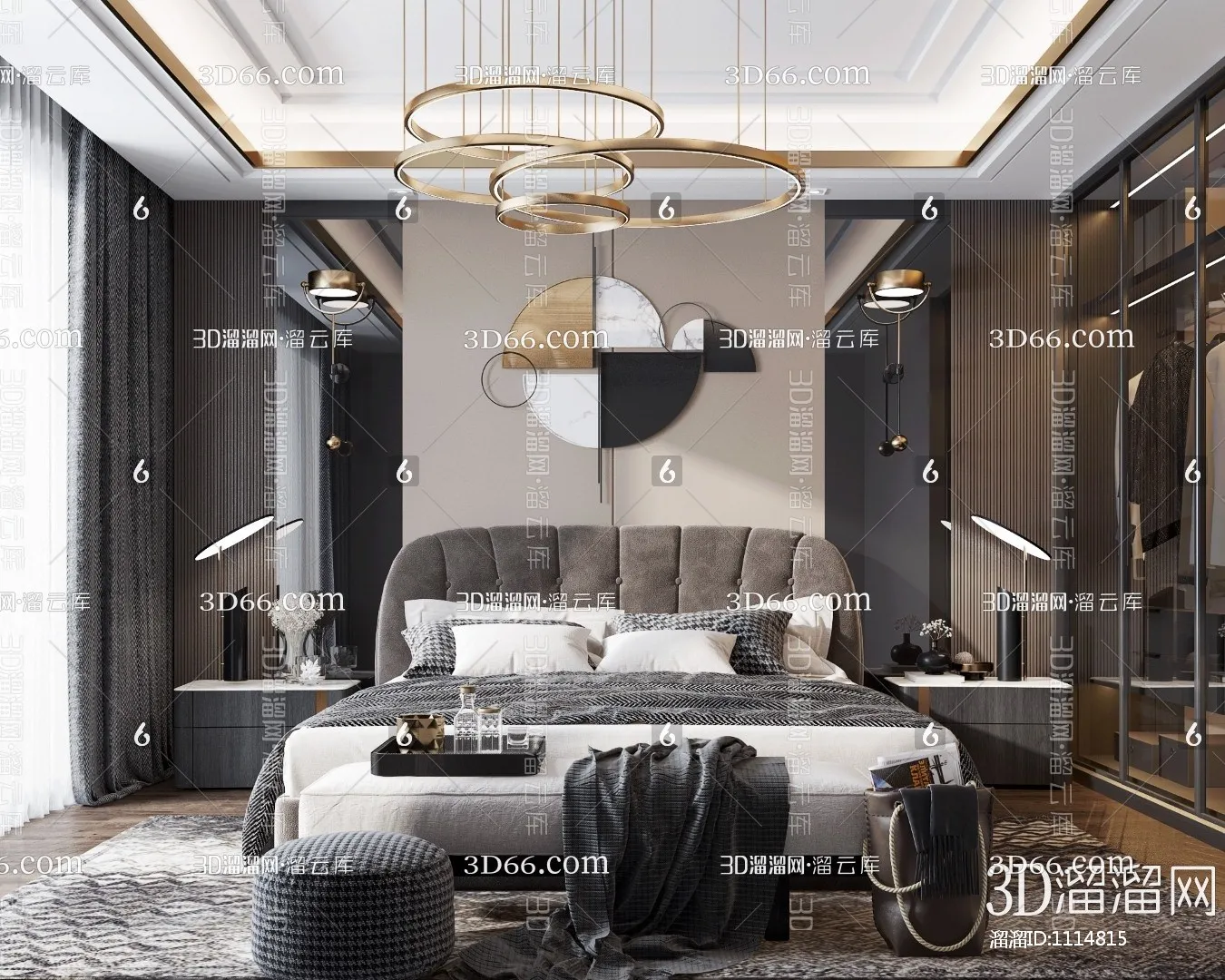 Bedroom 3D Scenes – 0258