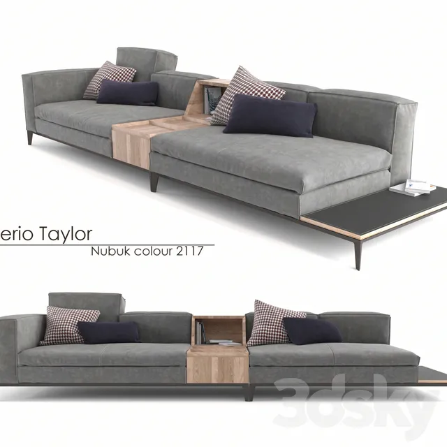 Furniture – Sofa 3D Models – Frigerio Taylor (max 2012; fbx)