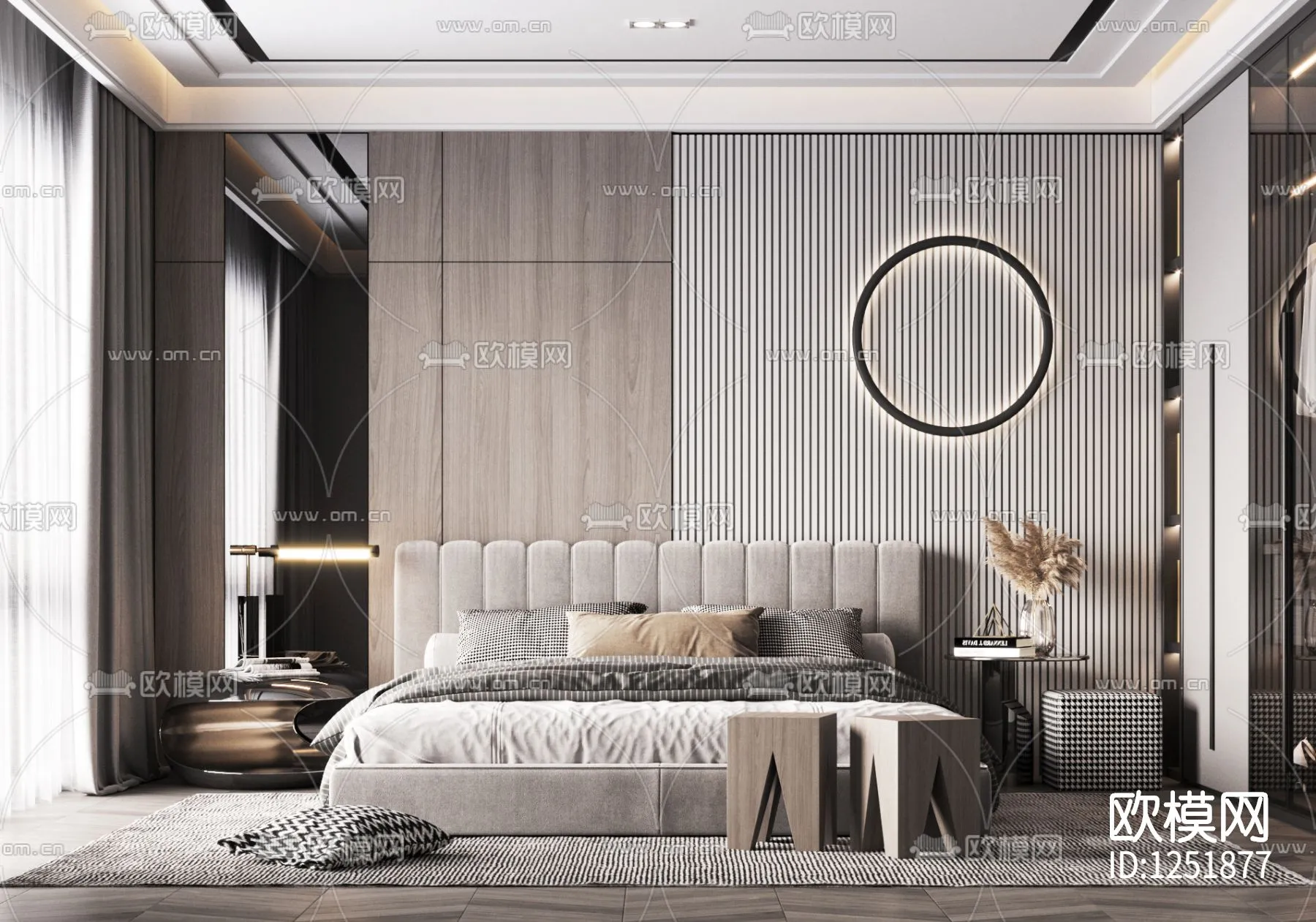 Bedroom 3D Scenes – 0283