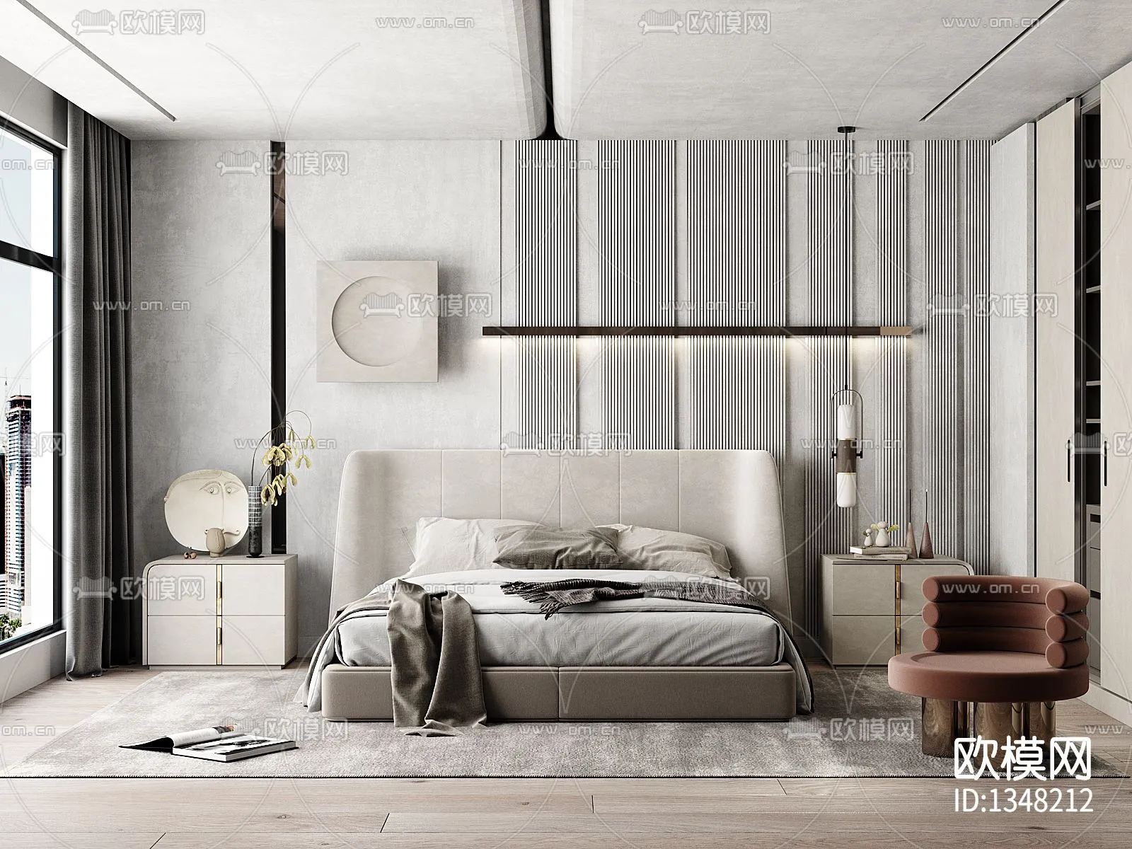 Bedroom 3D Scenes – 0293