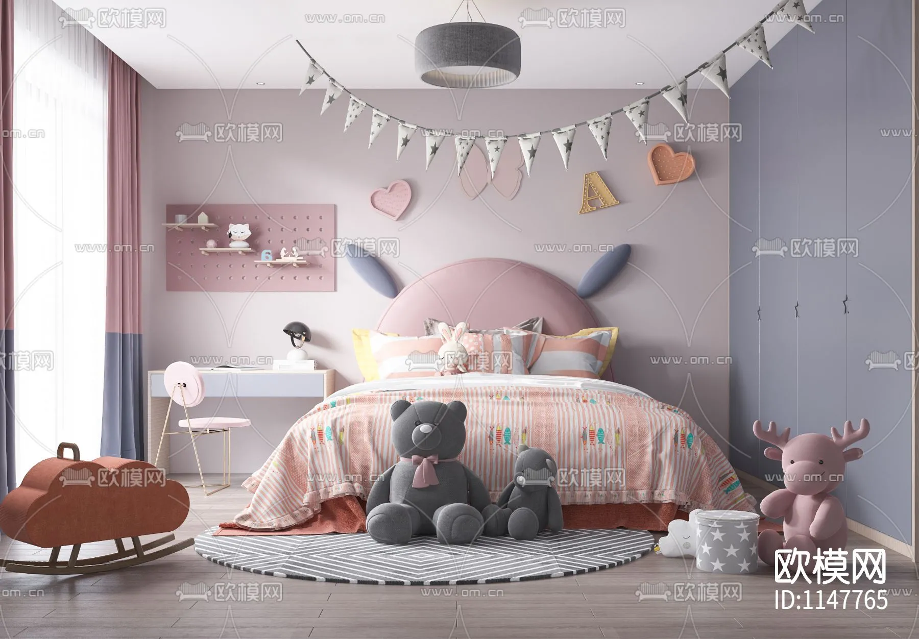 Children Room 3D Scenes – 0313