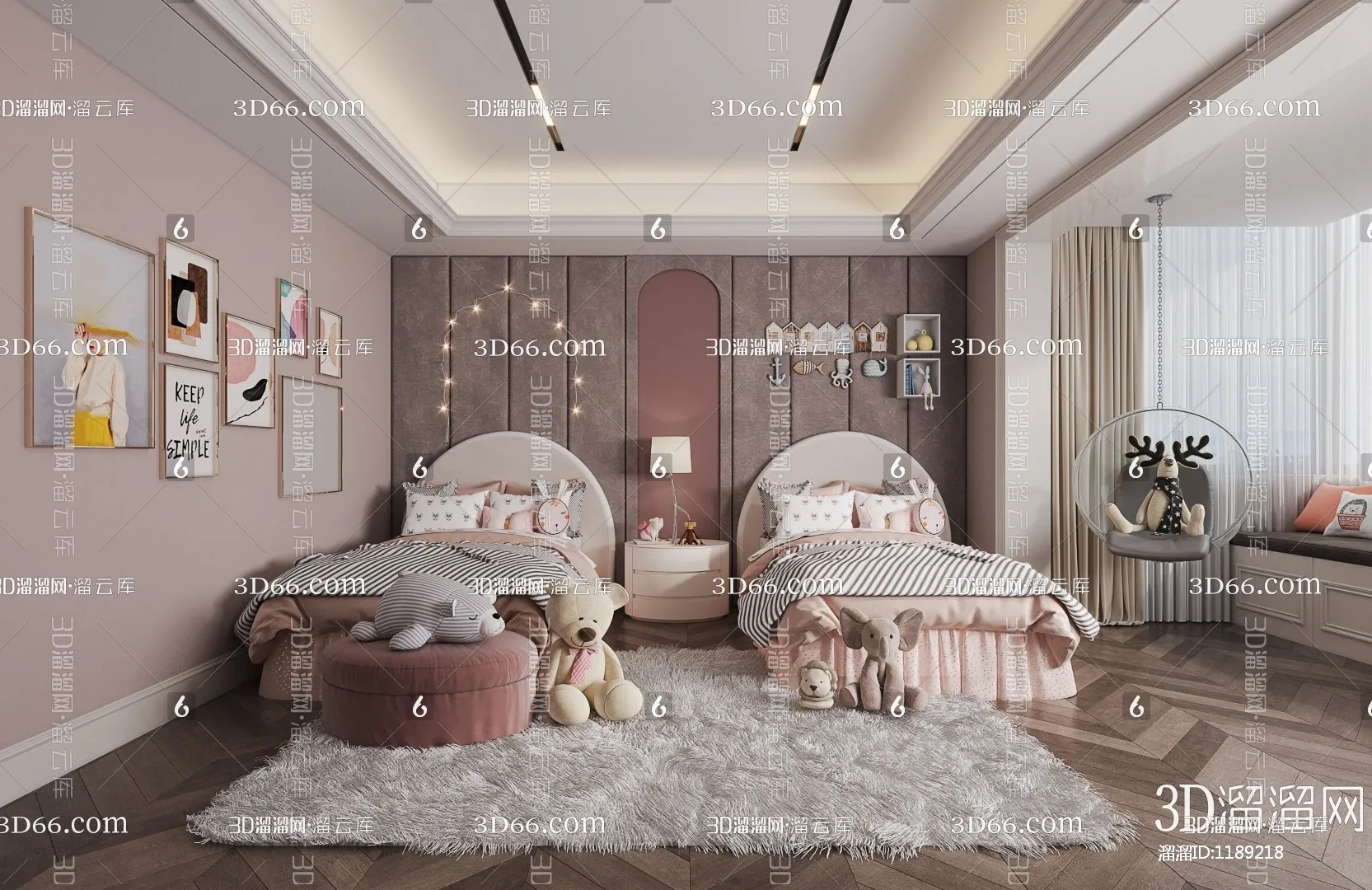 Children Room 3D Scenes – 0329