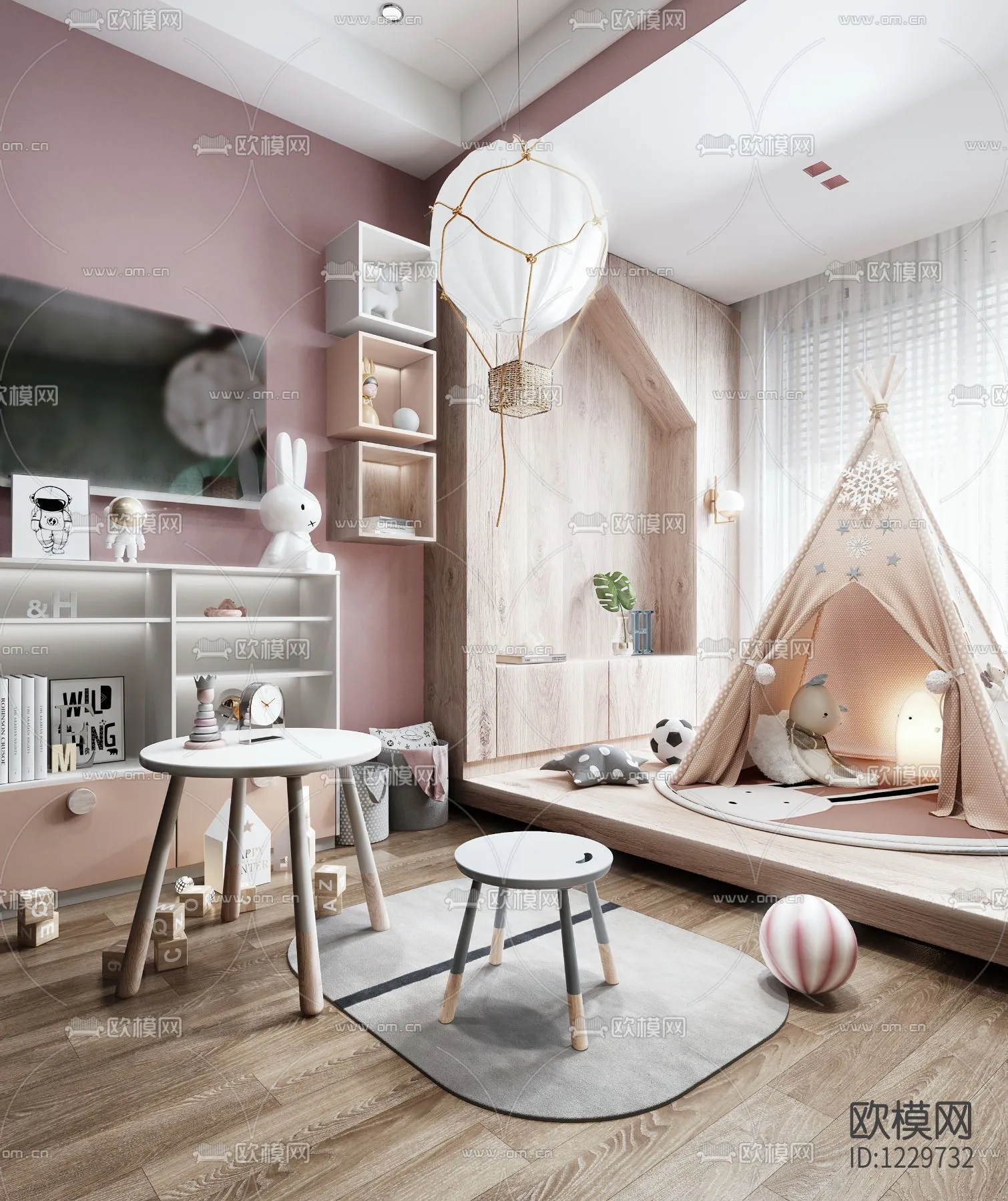 Children Room 3D Scenes – 0361