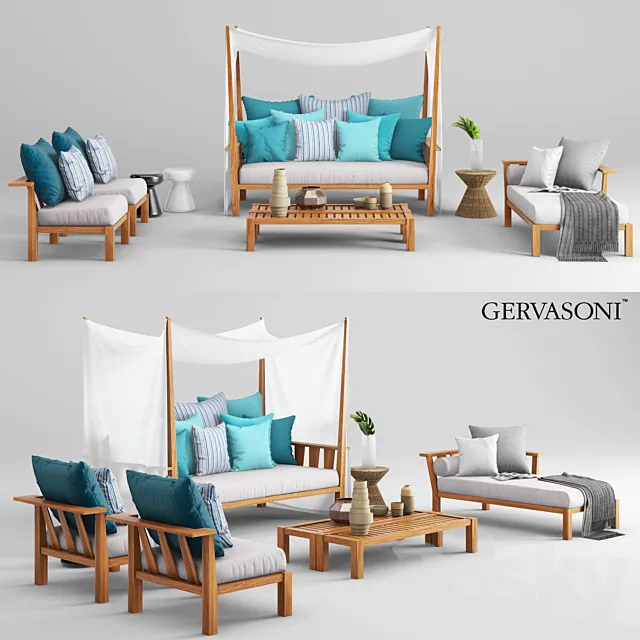 Furniture – Sofa 3D Models – GERVASONI InOut 07 20 LR 06 PRO
