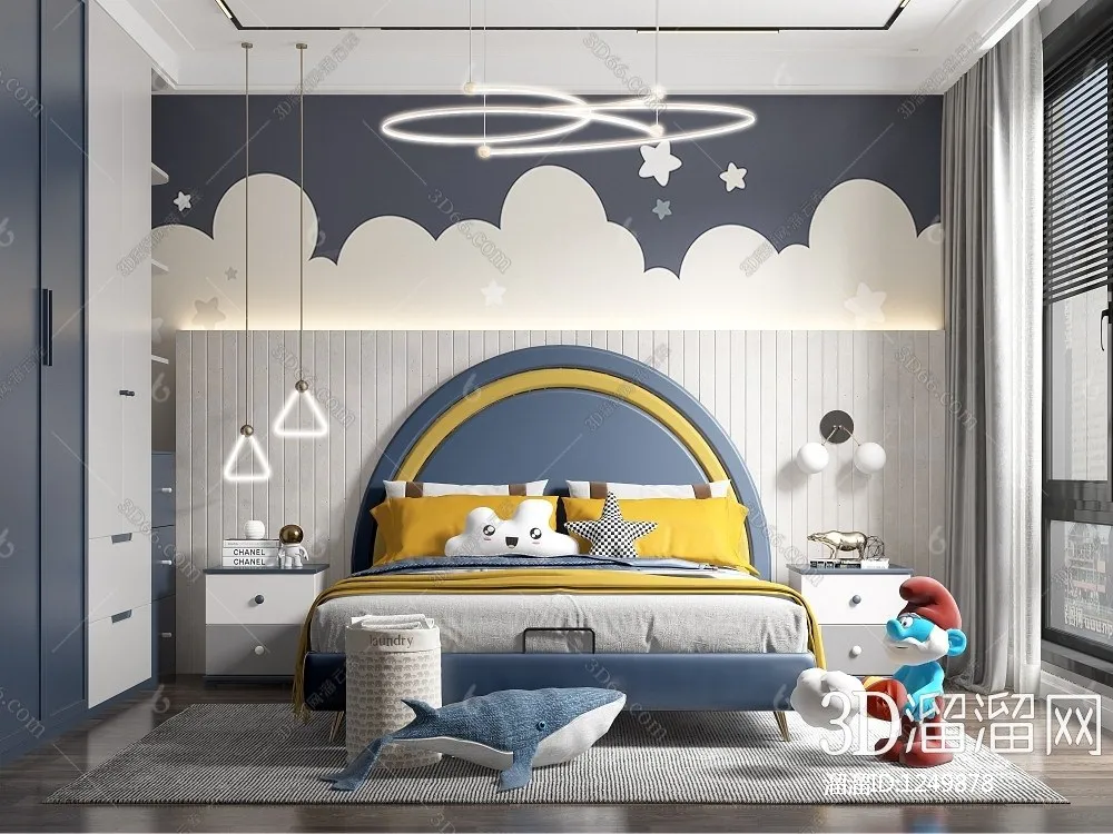 Children Room 3D Scenes – 0366