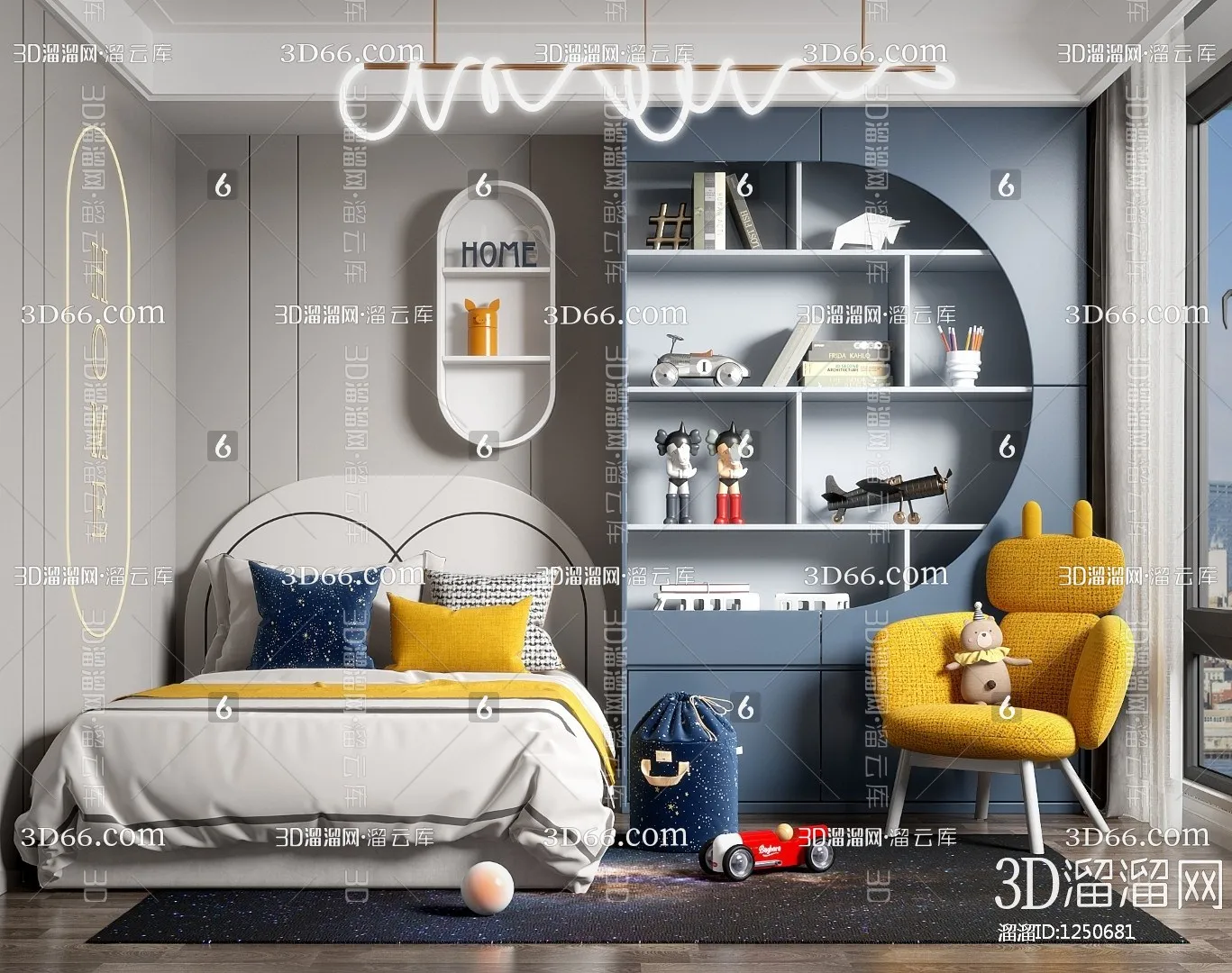 Children Room 3D Scenes – 0367