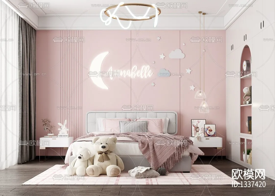 Children Room 3D Scenes – 0383