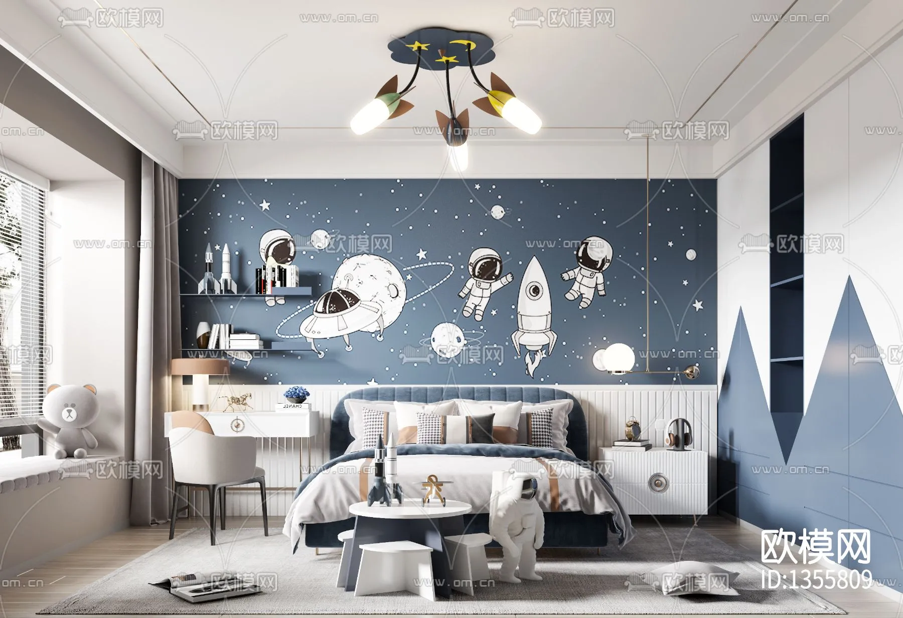 Children Room 3D Scenes – 0389