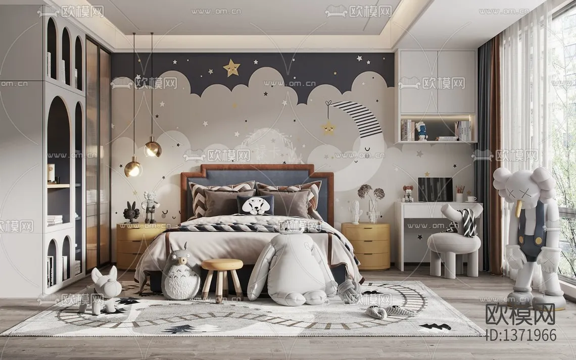 Children Room 3D Scenes – 0391