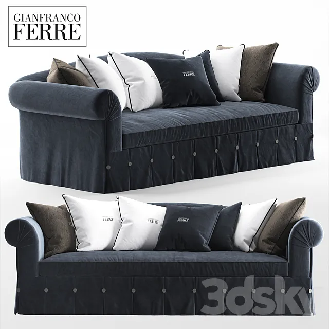 Furniture – Sofa 3D Models – Gianfranco-Ferre STEPHANY