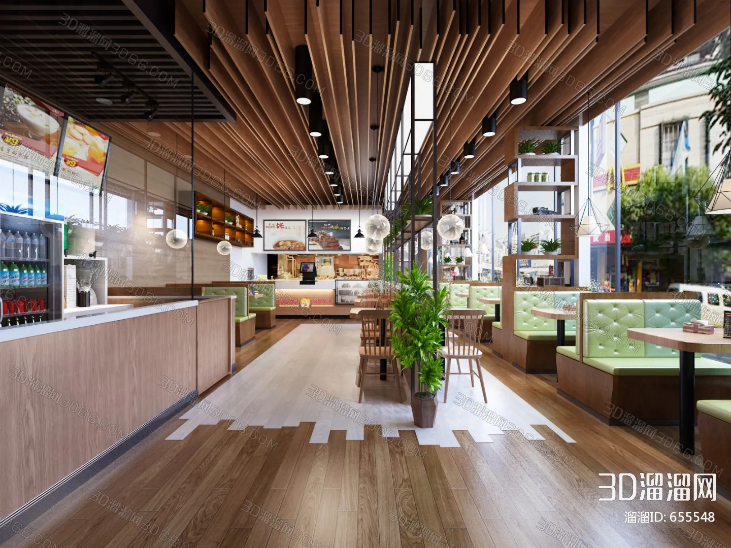 Coffee Shop 3D Scenes – 0413