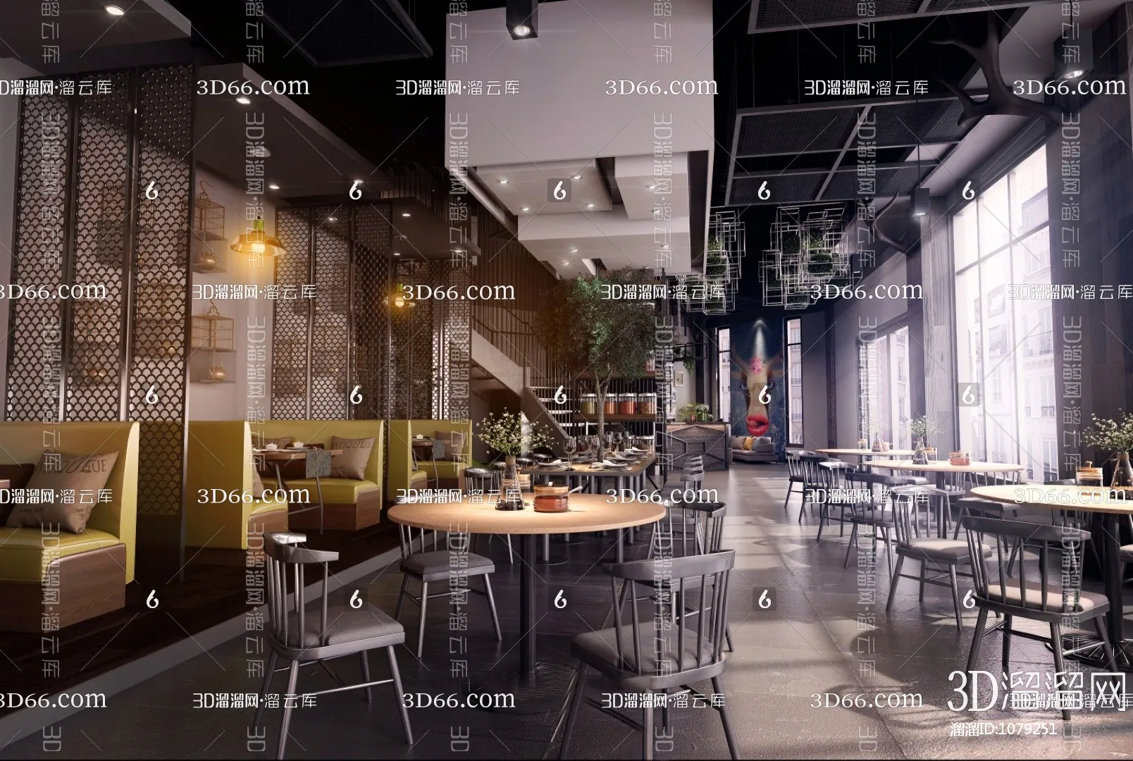 Coffee Shop 3D Scenes – 0427
