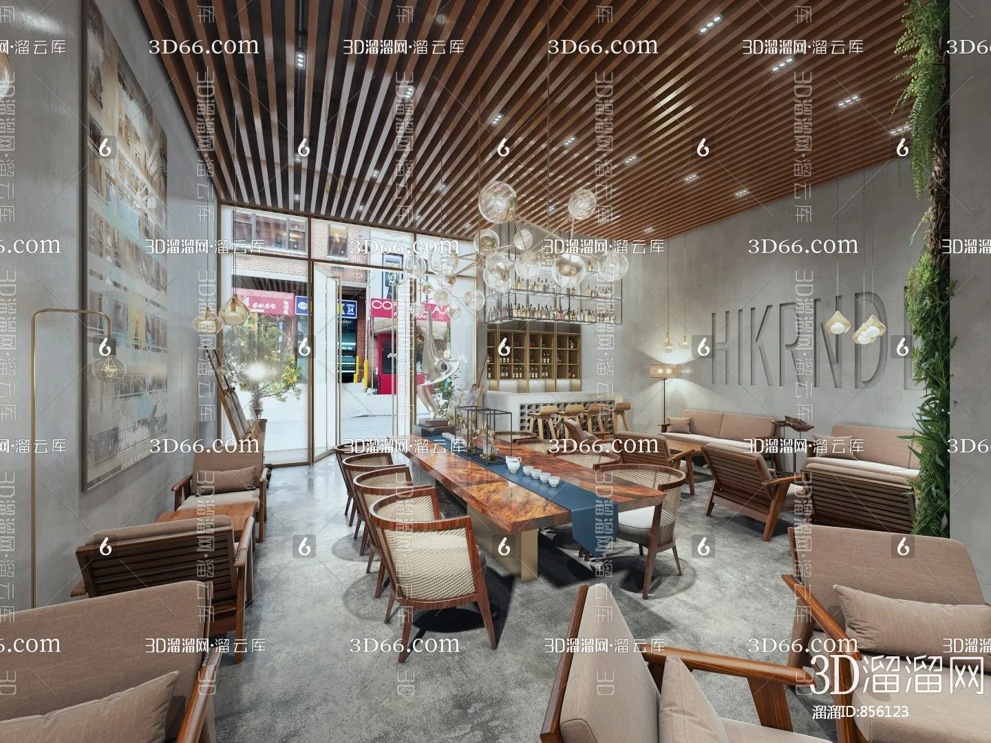 Coffee Shop 3D Scenes – 0434