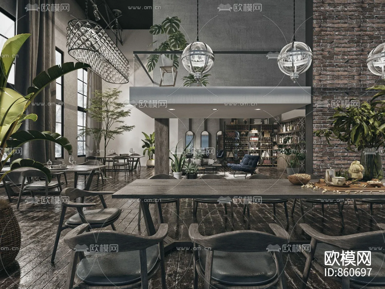 Coffee Shop 3D Scenes – 0436