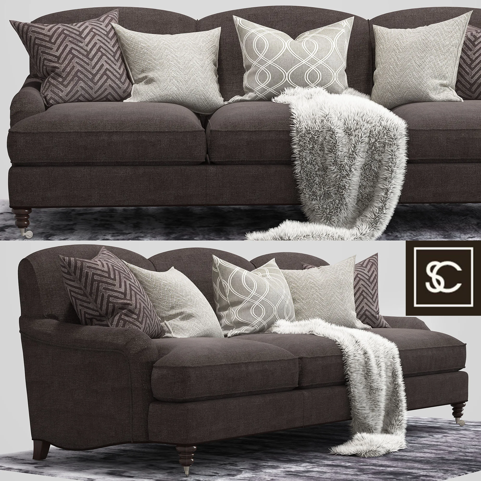 Furniture – Sofa 3D Models – Howard Sofa Turner Bishop 3d Model