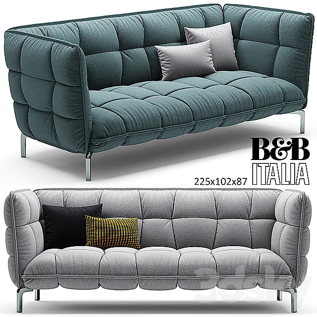 Furniture – Sofa 3D Models – HUSK sofa B&B Italia 225