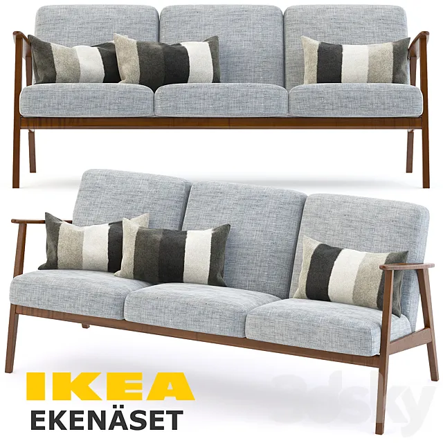 Furniture – Sofa 3D Models – IKEA BESTA Set