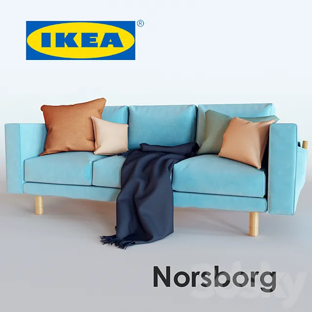 Furniture – Sofa 3D Models – IKEA Norsborg Sofa