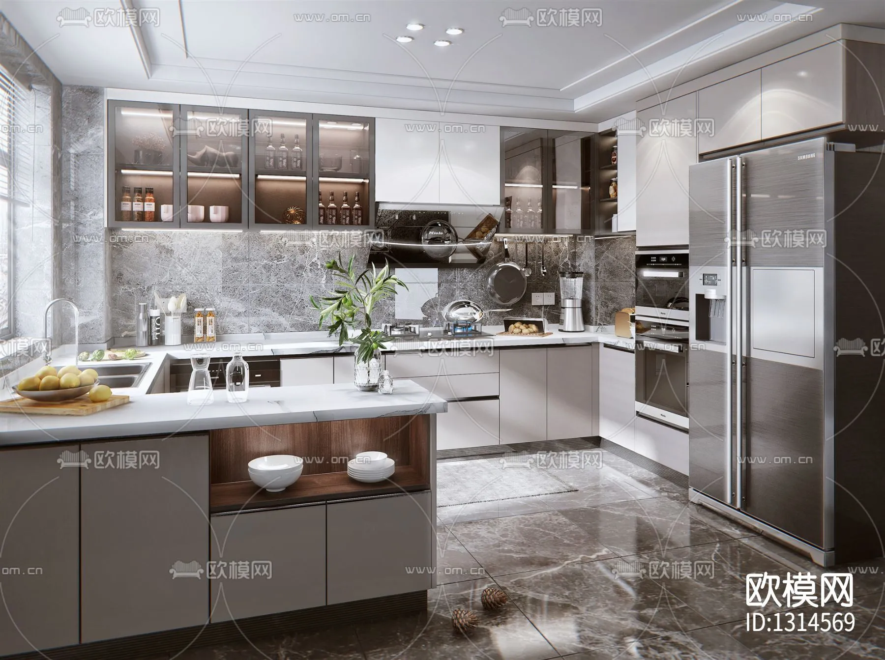 Kitchen 3D Scenes – 0567