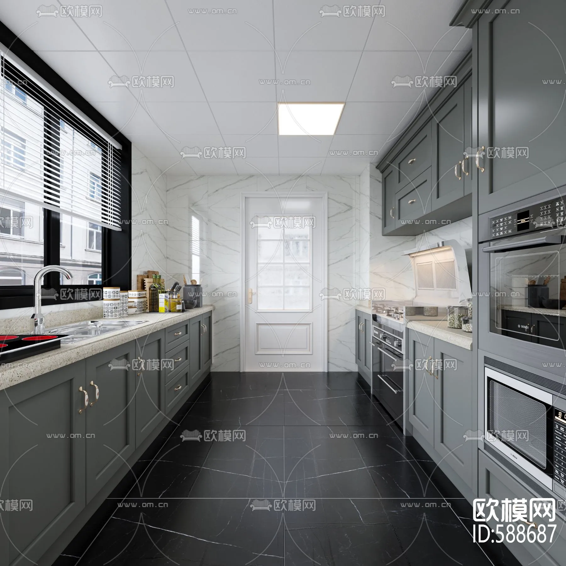 Kitchen 3D Scenes – 0568