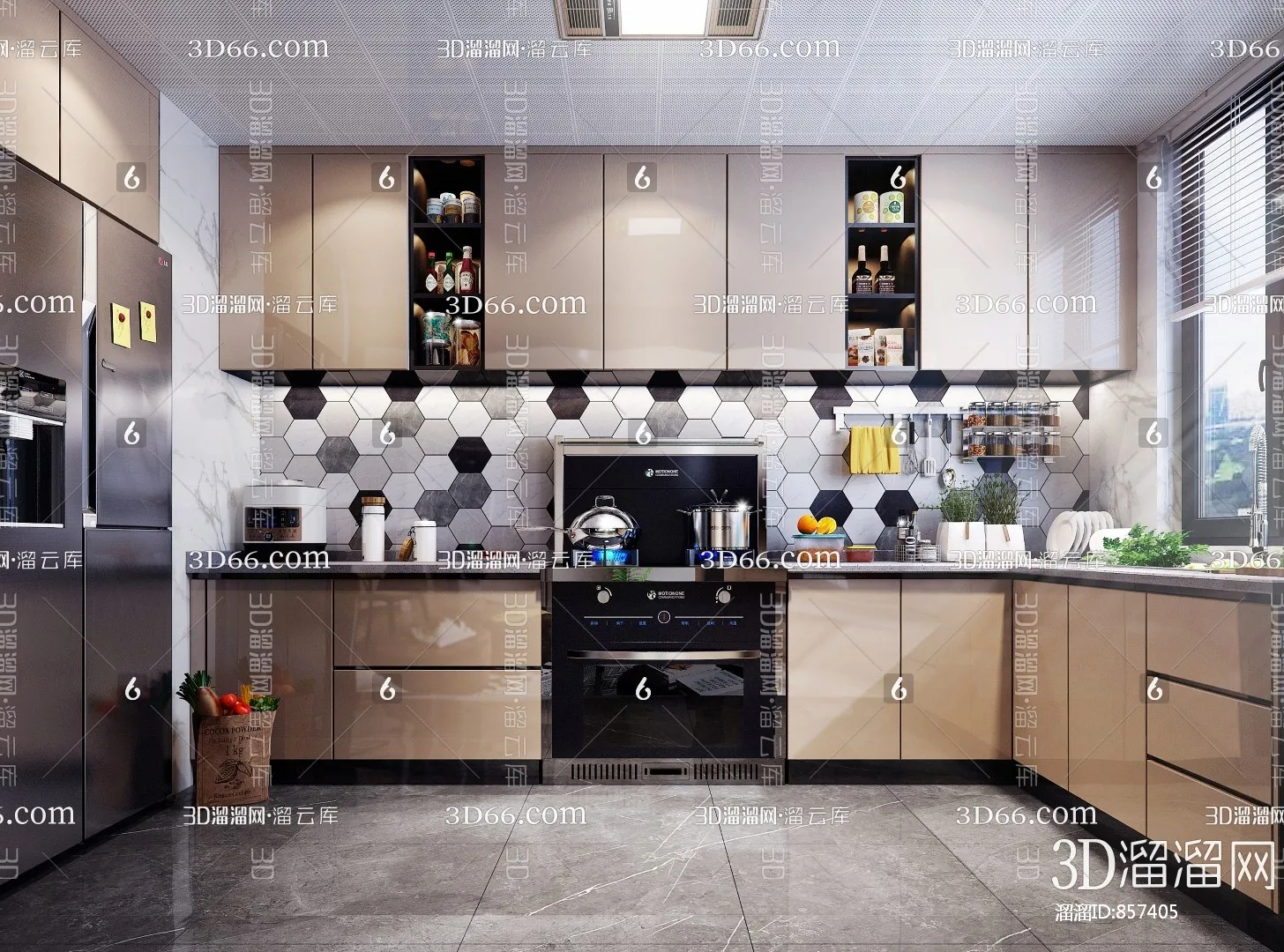Kitchen 3D Scenes – 0571