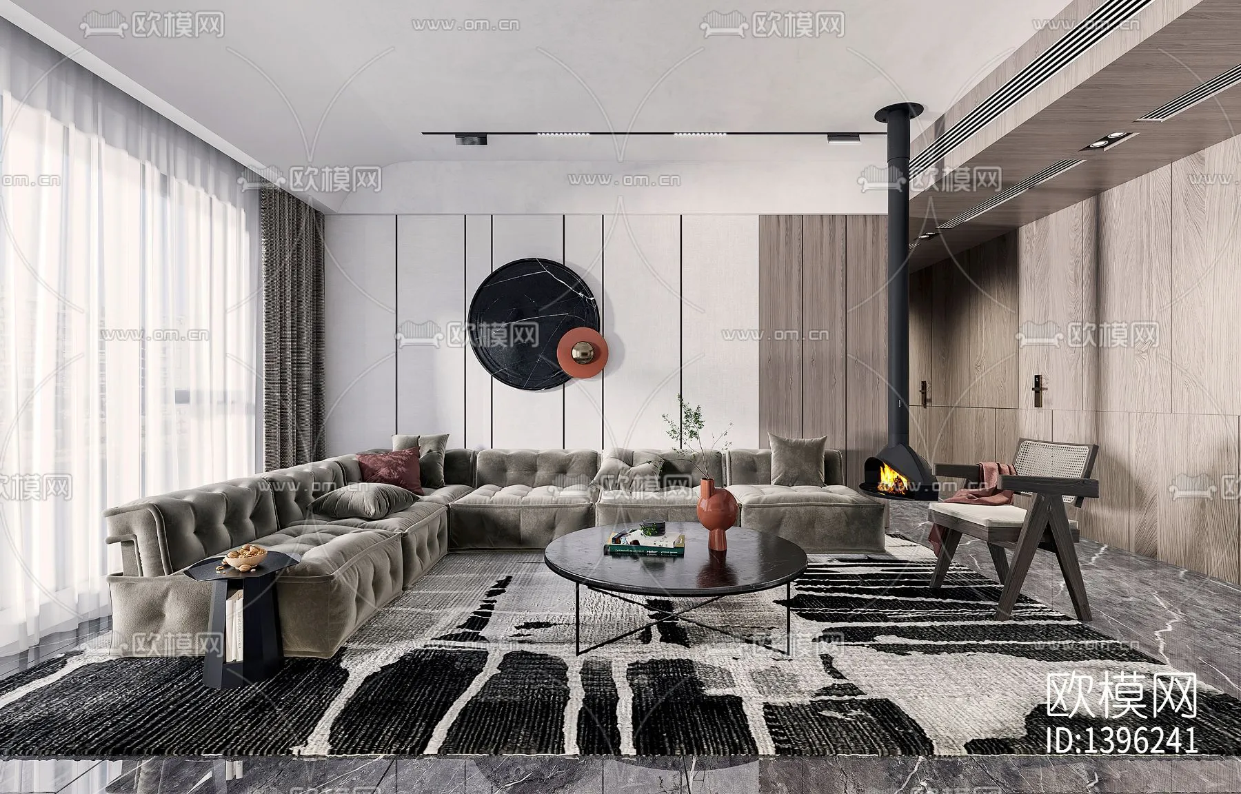 Living Room 3D Scenes – 0602